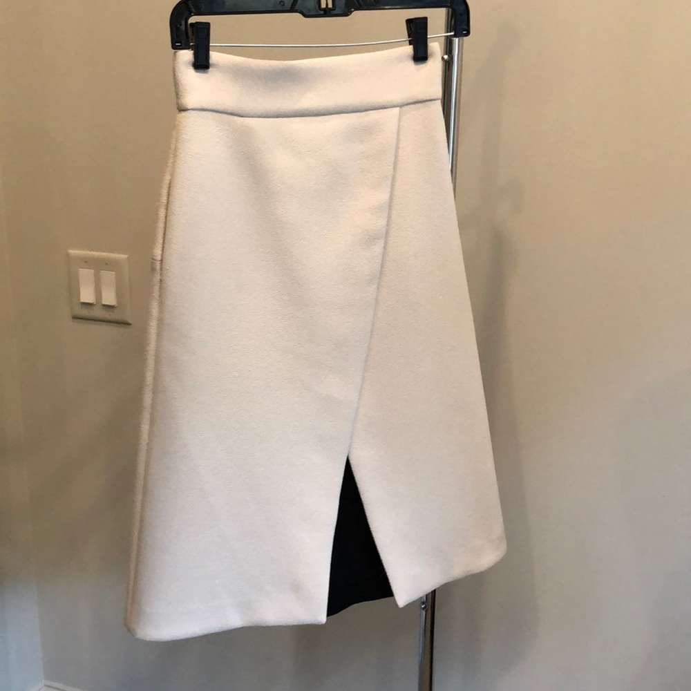 Tibi Cream Skirt